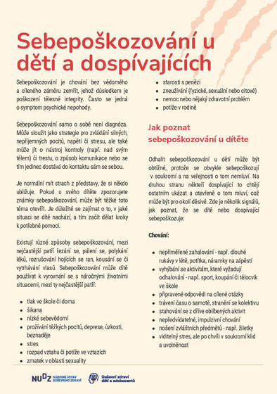 cz self harm parents stranka 1 | WebJET CMS