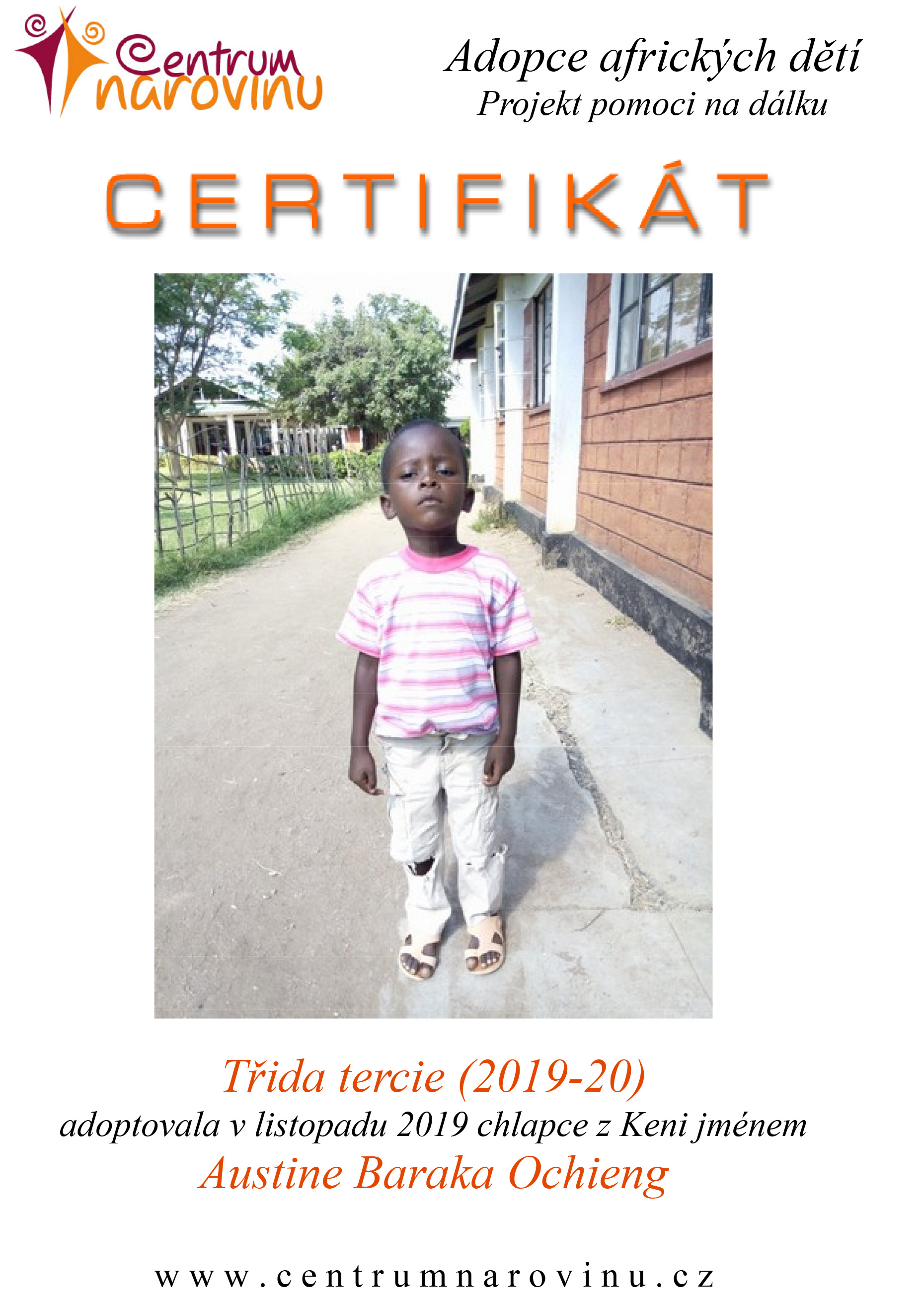 o certifikat adopce | WebJET CMS